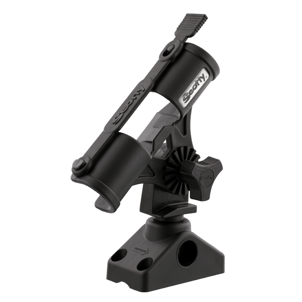 Scotty Fly Rod Holder w/ 0241 Side / Deck Mount – Produktansicht