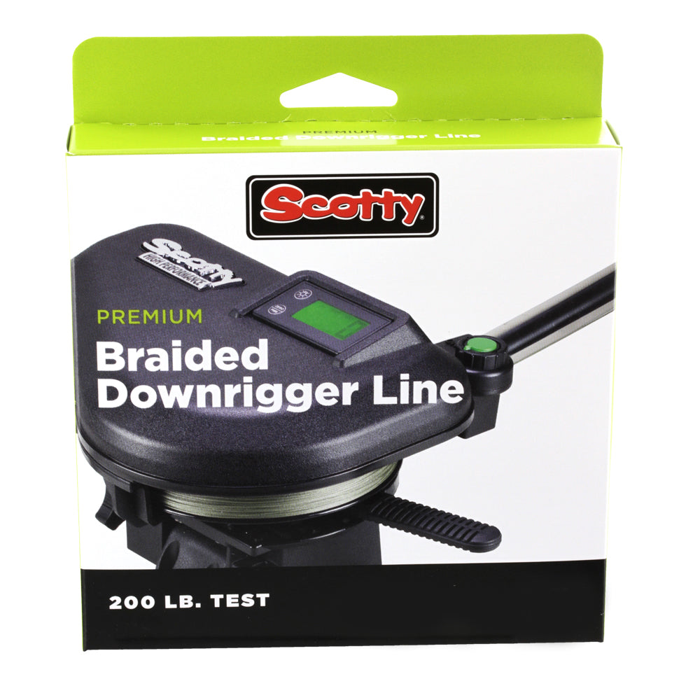 Scotty Power Braid Downrigger Line, 200lb Test, 400 ft spool, w /k – Produktansicht