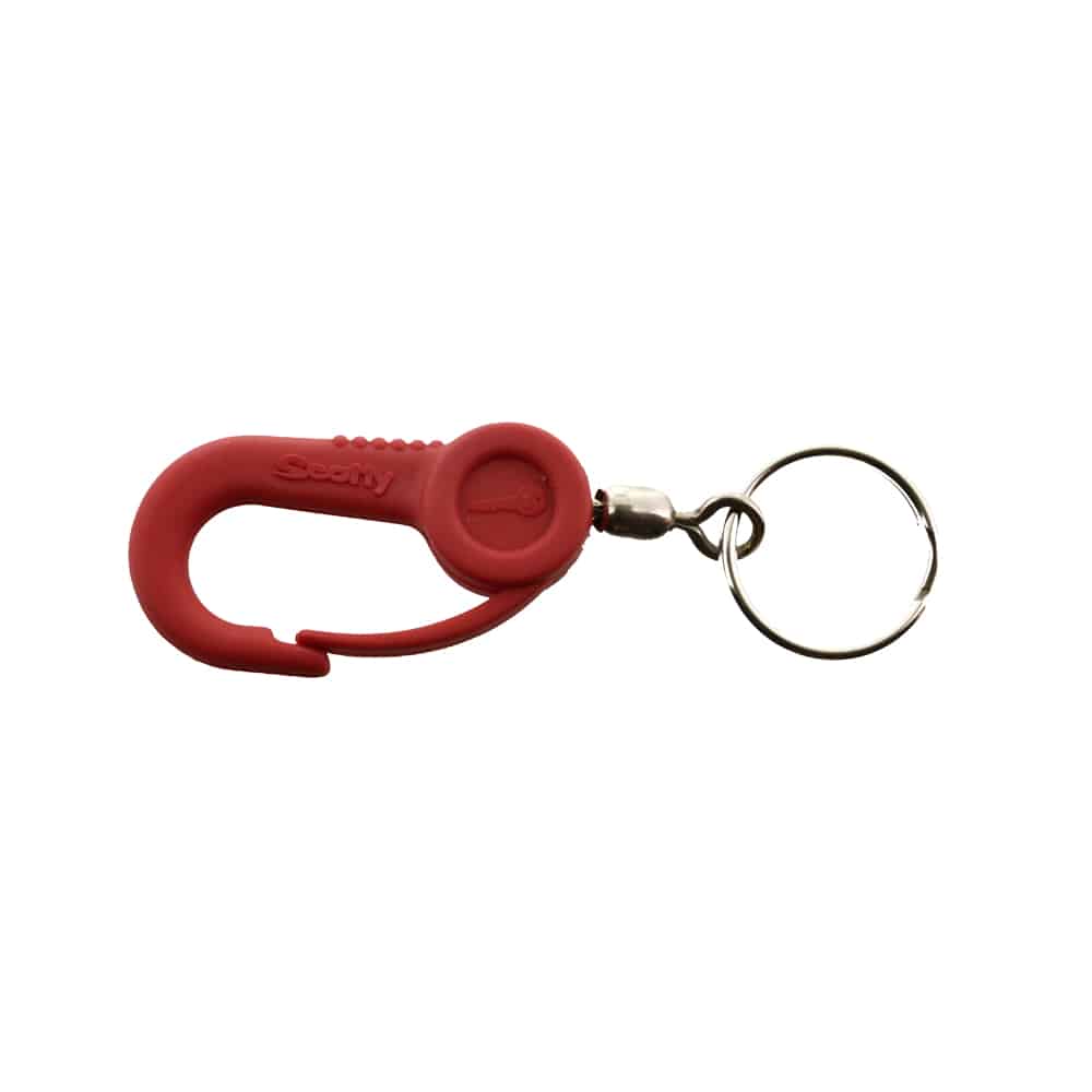 Scotty Snap Hook Key Chain, Red – Produktansicht