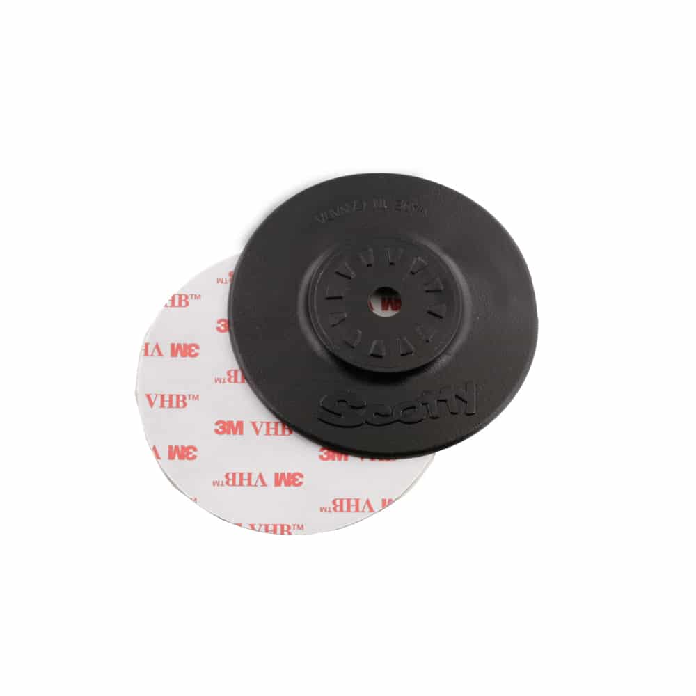 Scotty Stick-On Accessory Mount, 3″, Black – Produktansicht