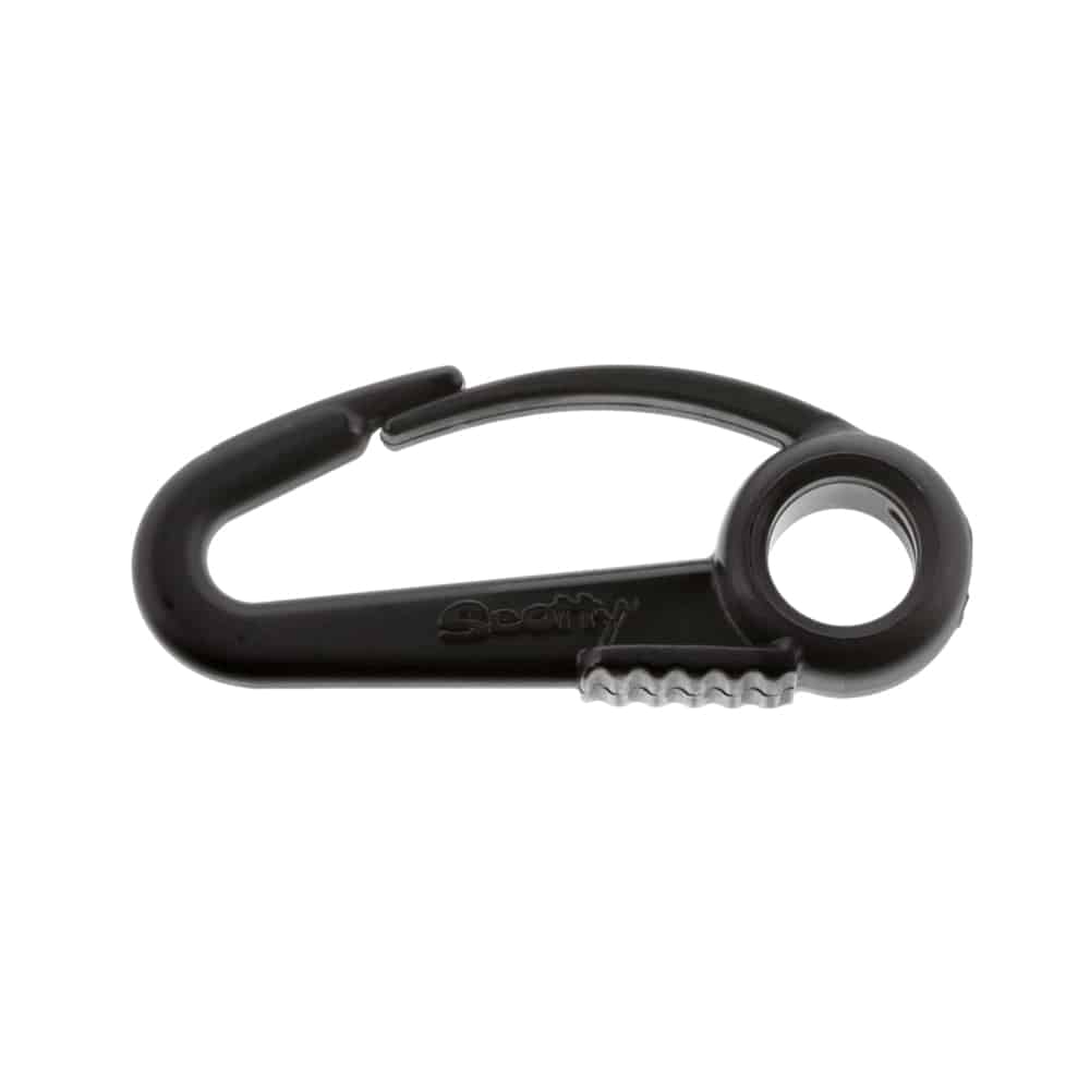 Scotty Nylon Snap Hook, Black, Package of 6 – Produktansicht