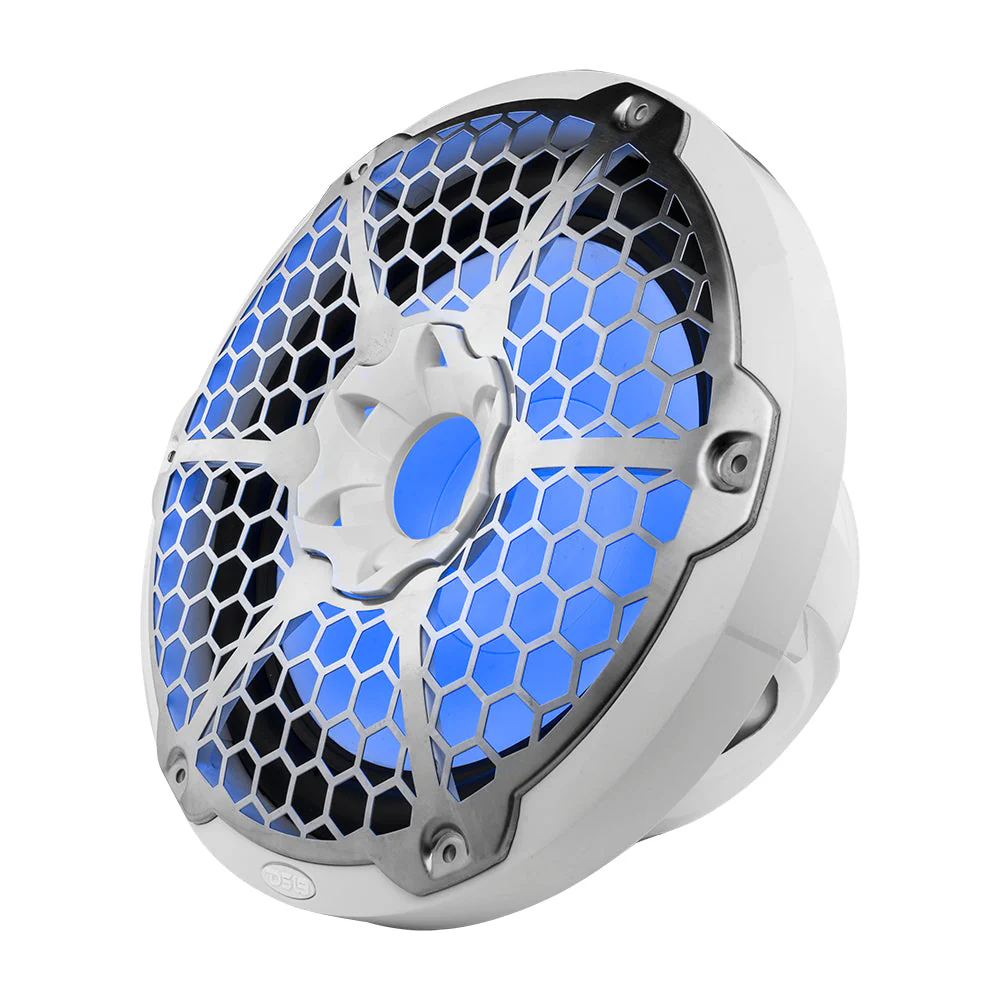 DS18 NXL-12SUB/WH Marine-Subwoofer 12 Zoll weiß mit RGB-LED – Produktansicht 2