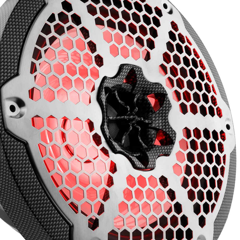 DS18 Lautsprecher 8 Zoll carbon mit LED – CF-8M – Produktansicht 2