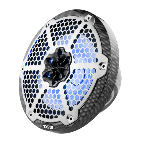 DS18 Lautsprecher 6,5" carbon mit LED / CF-65M