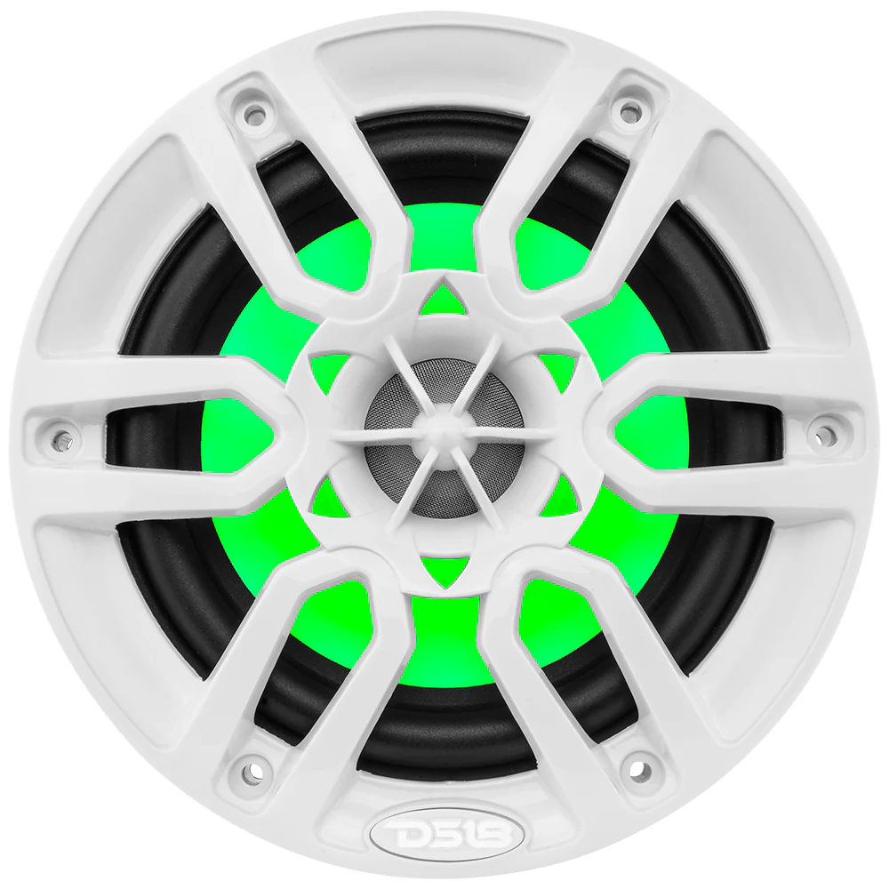 DS18 Lautsprecher 6,5 Zoll weiß mit LED – NXL-6 – Produktansicht 4