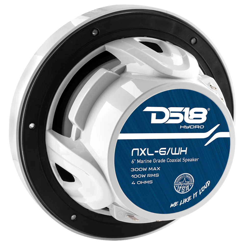 DS18 Lautsprecher 6,5 Zoll weiß mit LED – NXL-6 – Produktansicht 7