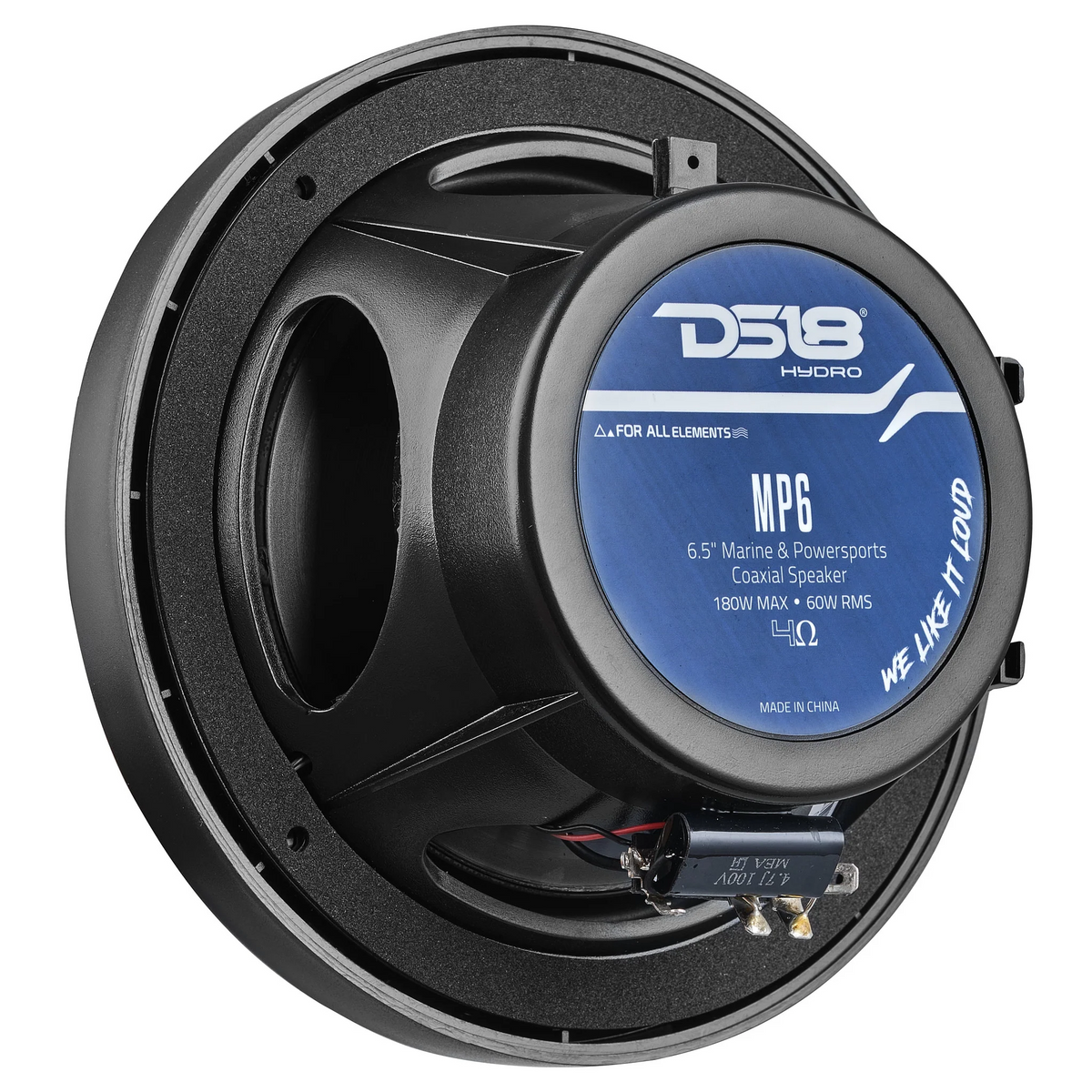 DS18 Lautsprecher 6,5 Zoll schwarz – MP6/BK – Produktansicht 7