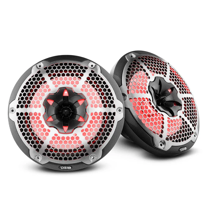DS18 Lautsprecher 10 Zoll carbon mit LED – CF-10M – Produktansicht 1