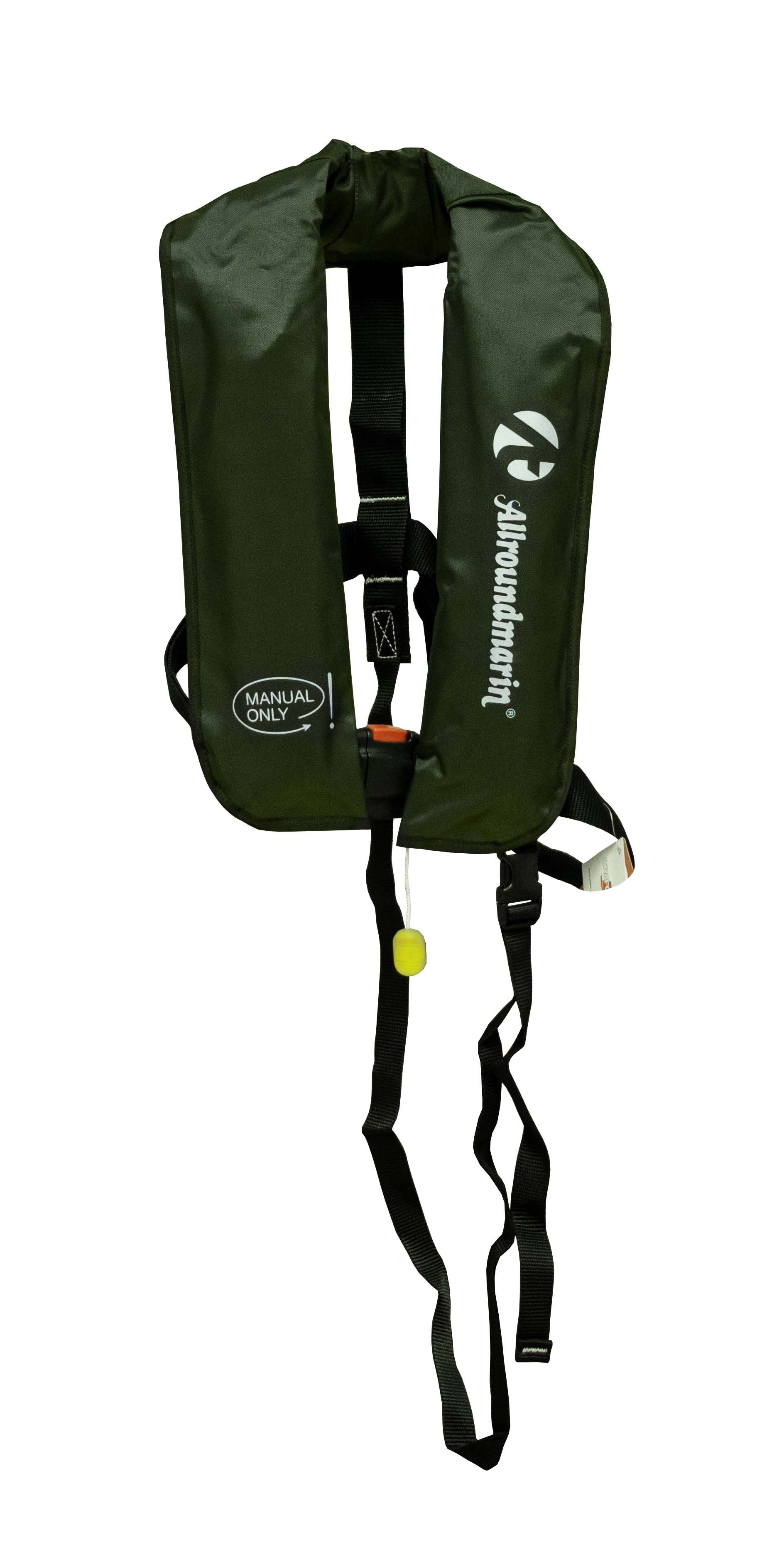 Rettungsweste Hi-Fit grün 165N manuell – Produktansicht