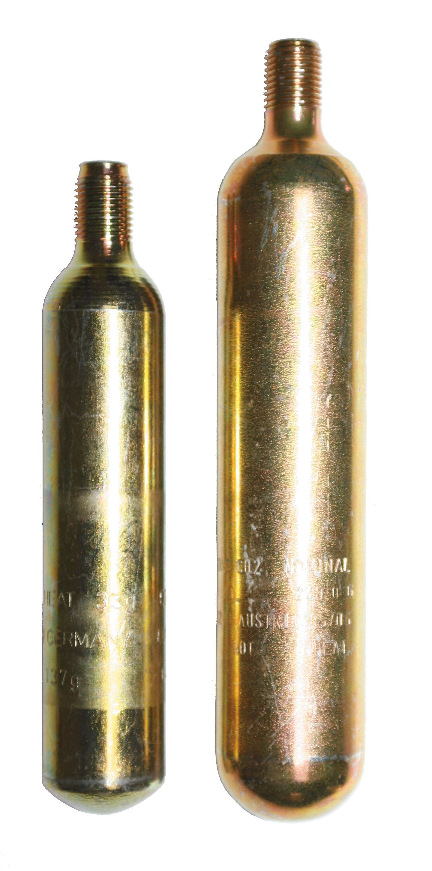Pressgasflasche 38g – Produktansicht