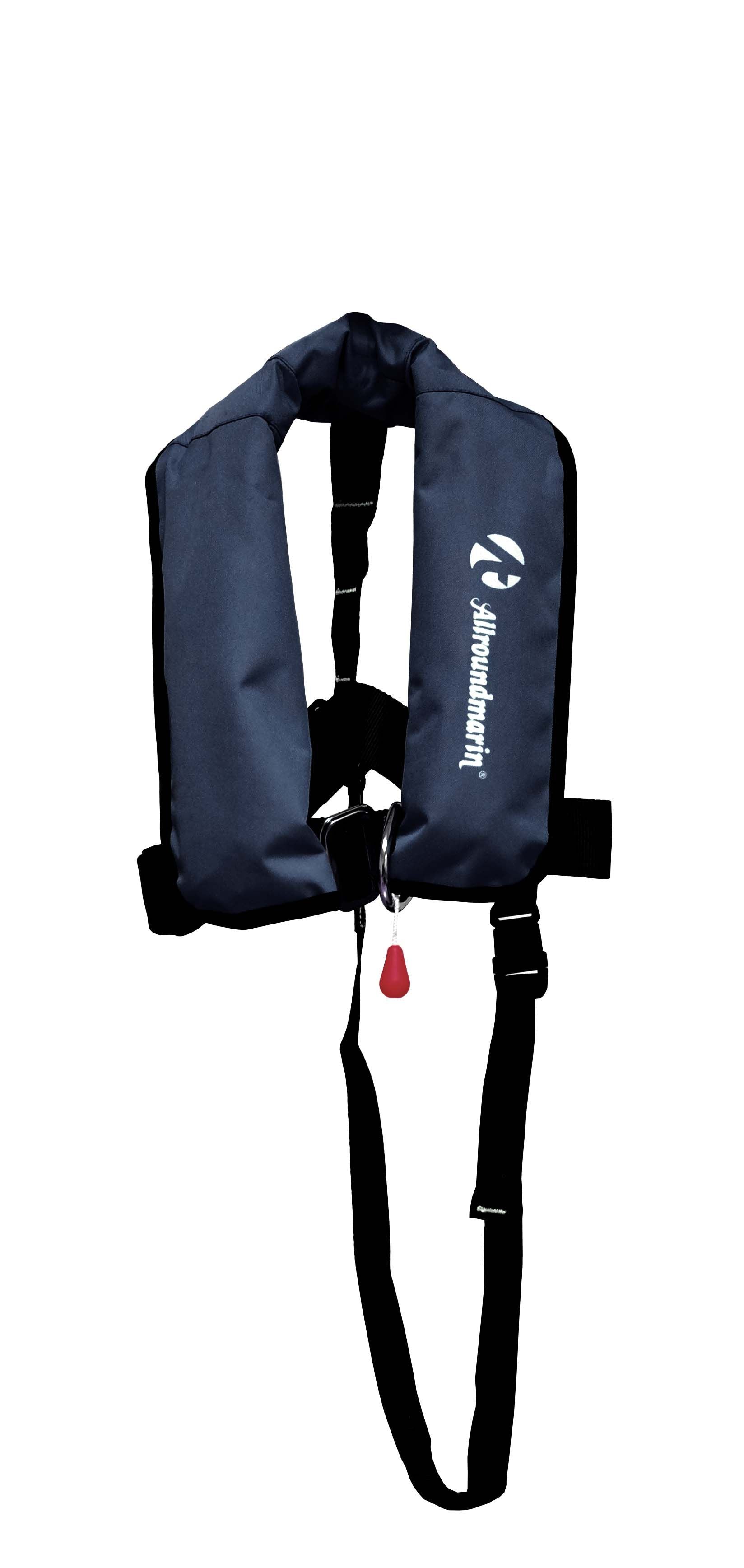 Auto.Rettungsweste Junior 150N navy blau – Produktansicht