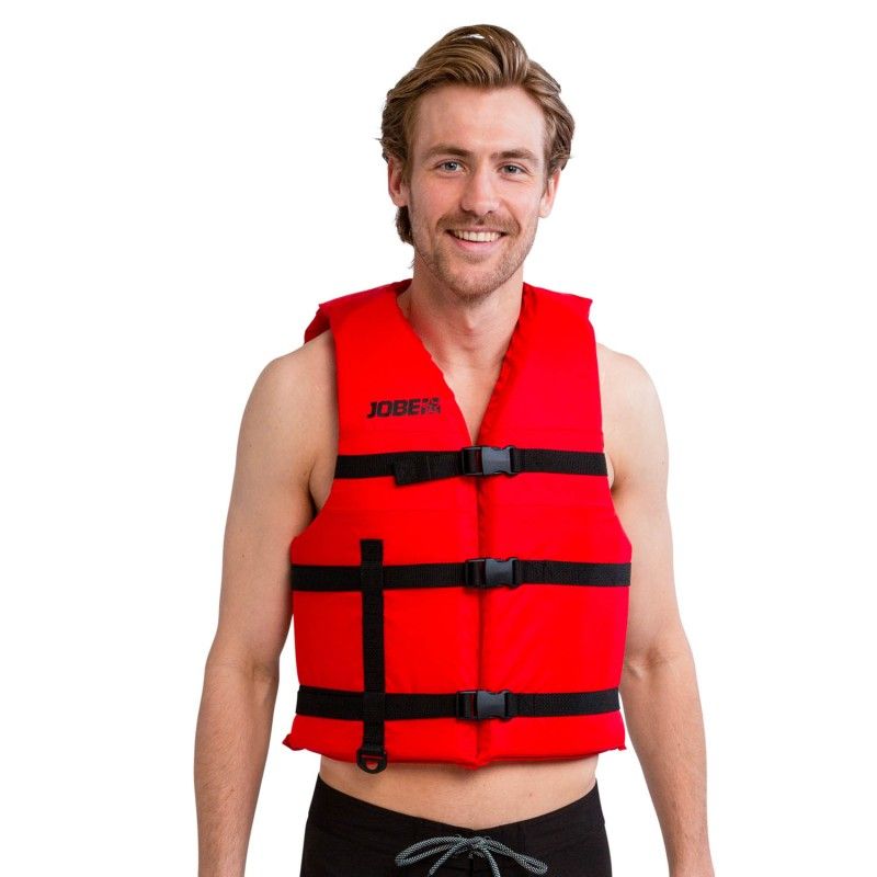 Wasserskiweste Universal rot – Produktansicht