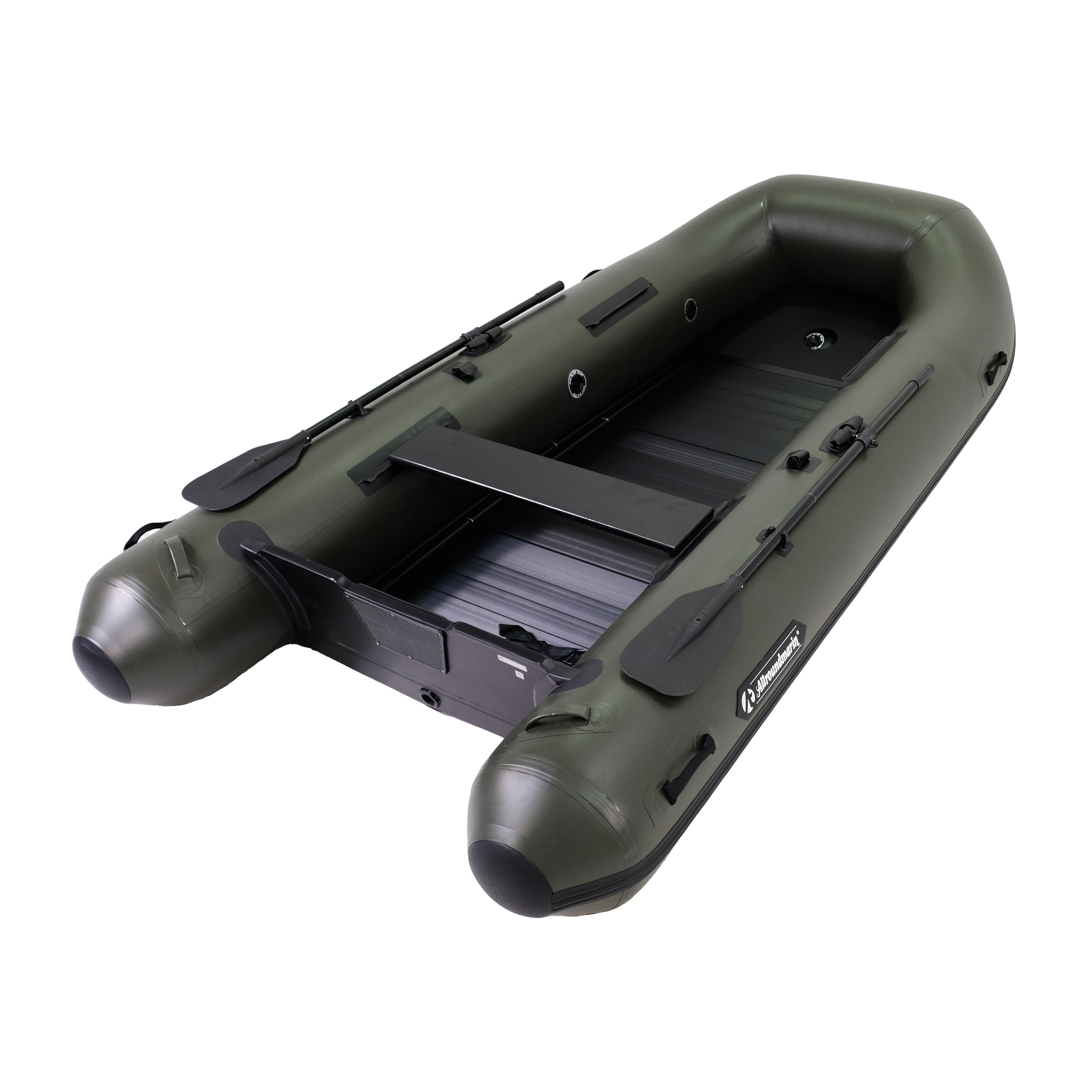 Allroundmarin Scout 330 olivgrün Aluboden