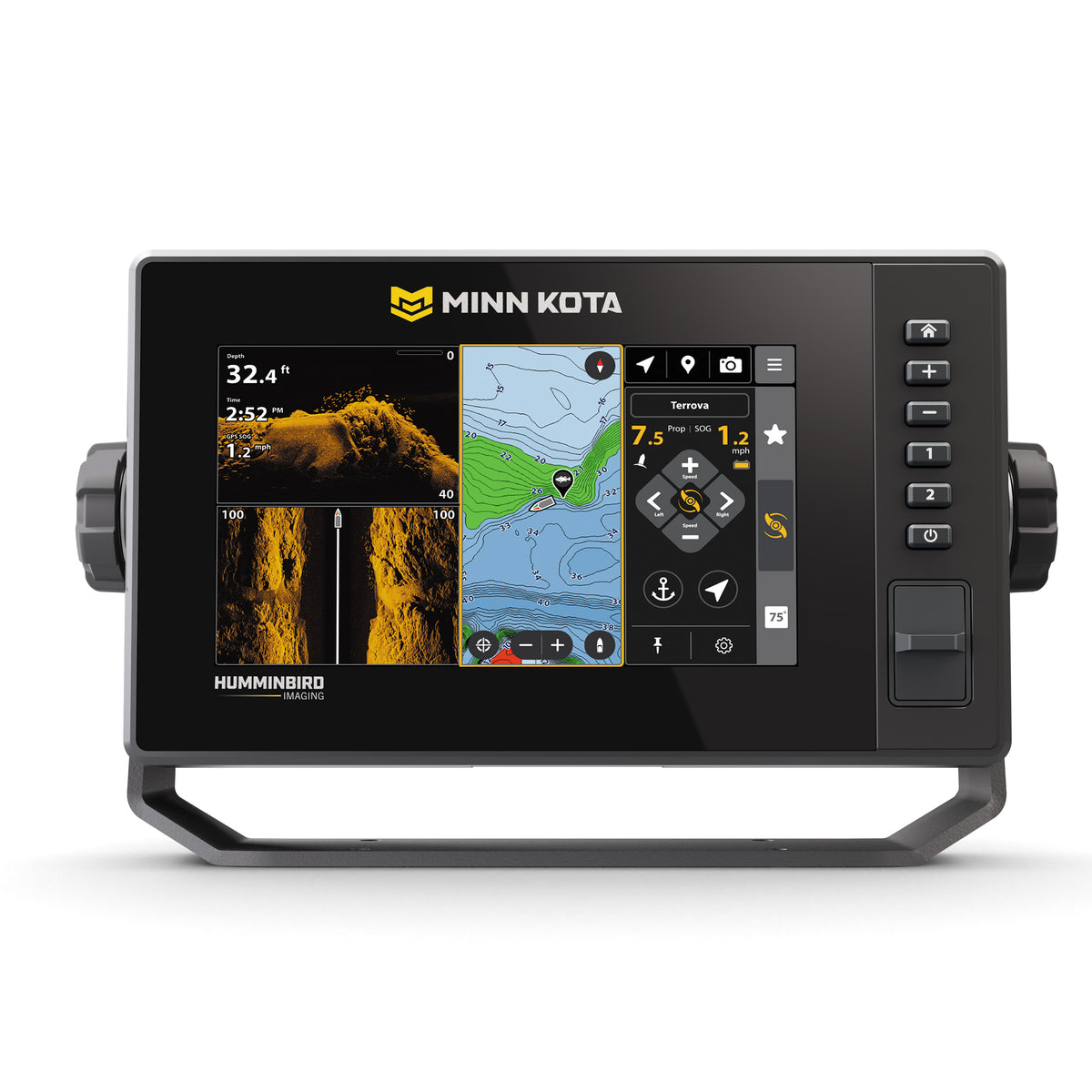 Minn Kota X7 7 Zoll GPS-Echolot & Kartenplotter CMSI mit Geber – Produktansicht