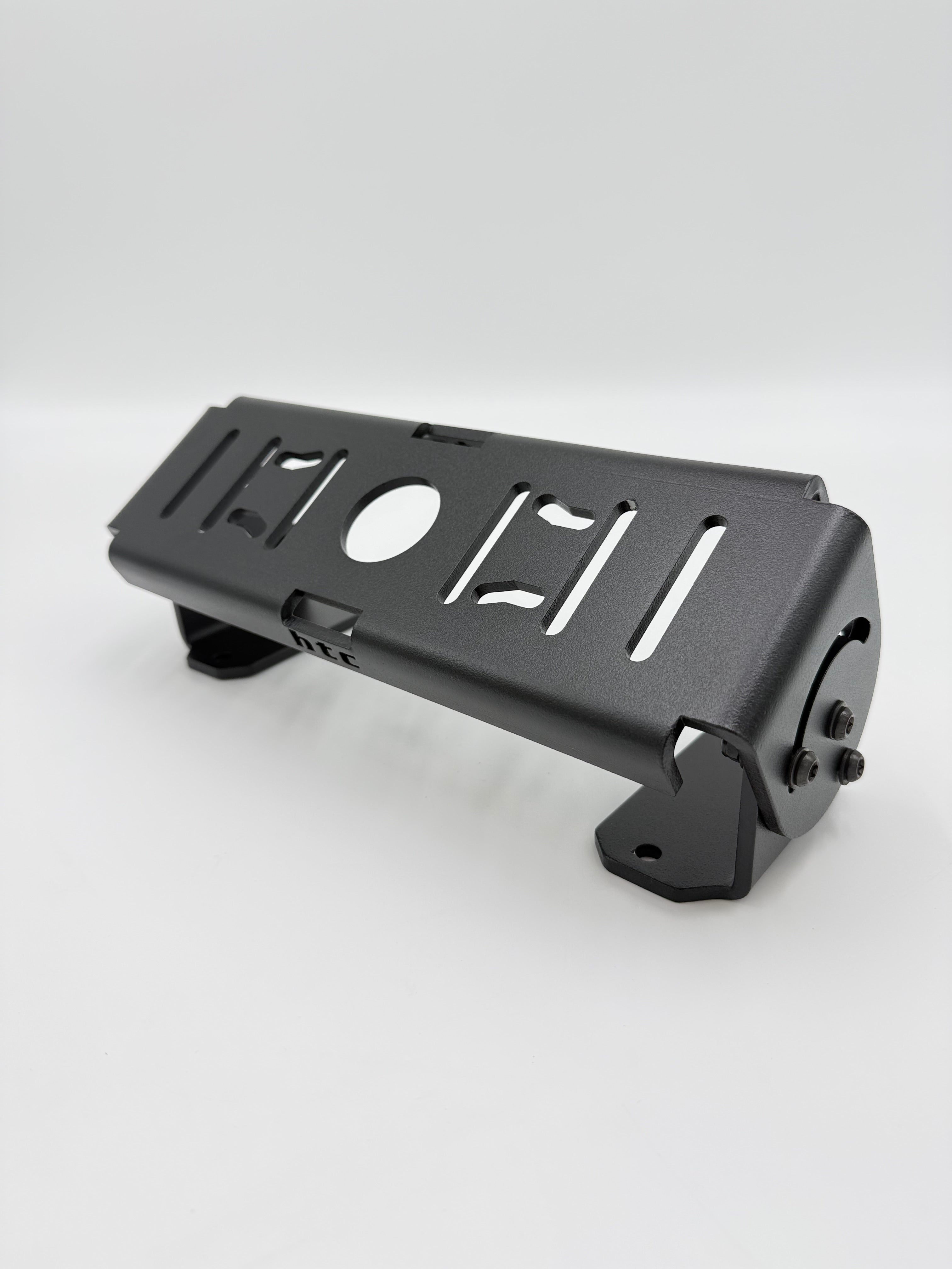 HTC Echolothalterung Steuerstand Single aus Aluminium mit Pulverbeschichtung RAL 9005 struktur