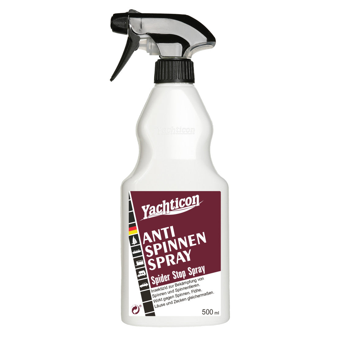 Yachticon Anti Spinnen Spray – 500 ml – Anti-Spinnen-Mittel für Boot und Yacht