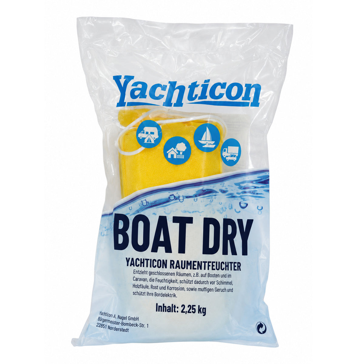 Yachticon Boat Dry – 2.250 g – Geruchsbeseitigung & Luftentfeuchtung