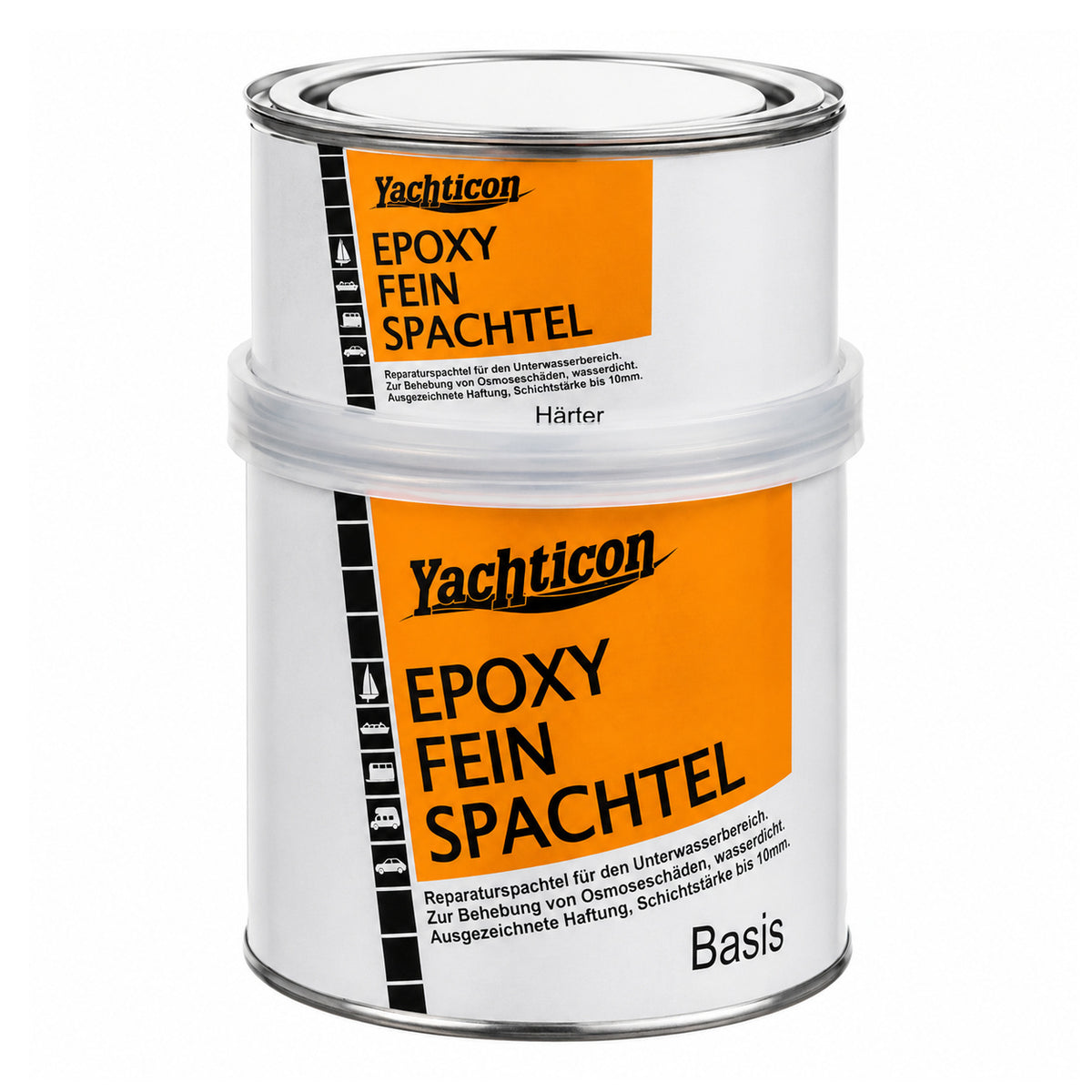 Yachticon Epoxy Feinspachtel – 450 g – Harze, Spachtel & Reparaturmaterial