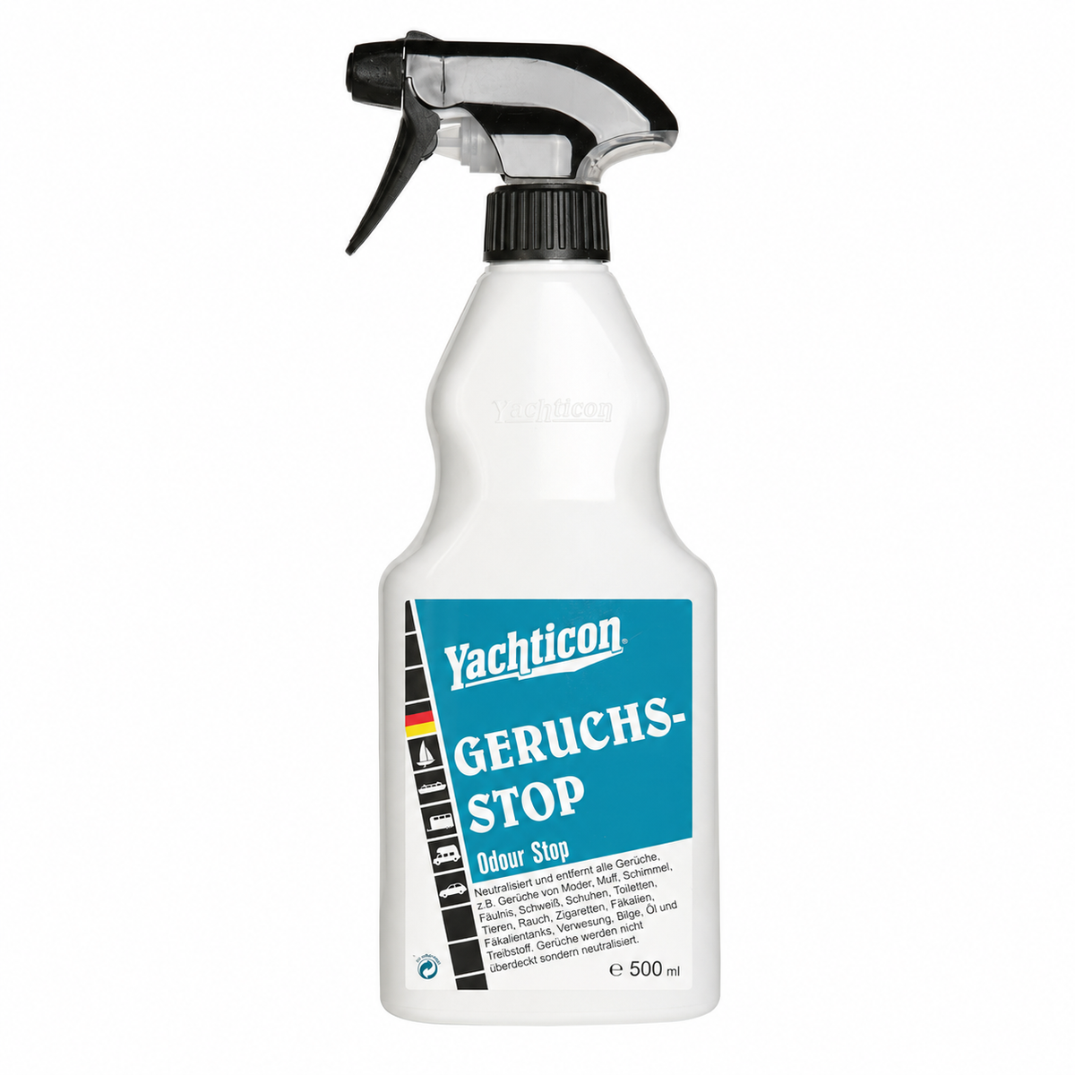 Yachticon Geruchs Stop – 500 ml – Geruchsbeseitigung & Luftentfeuchtung