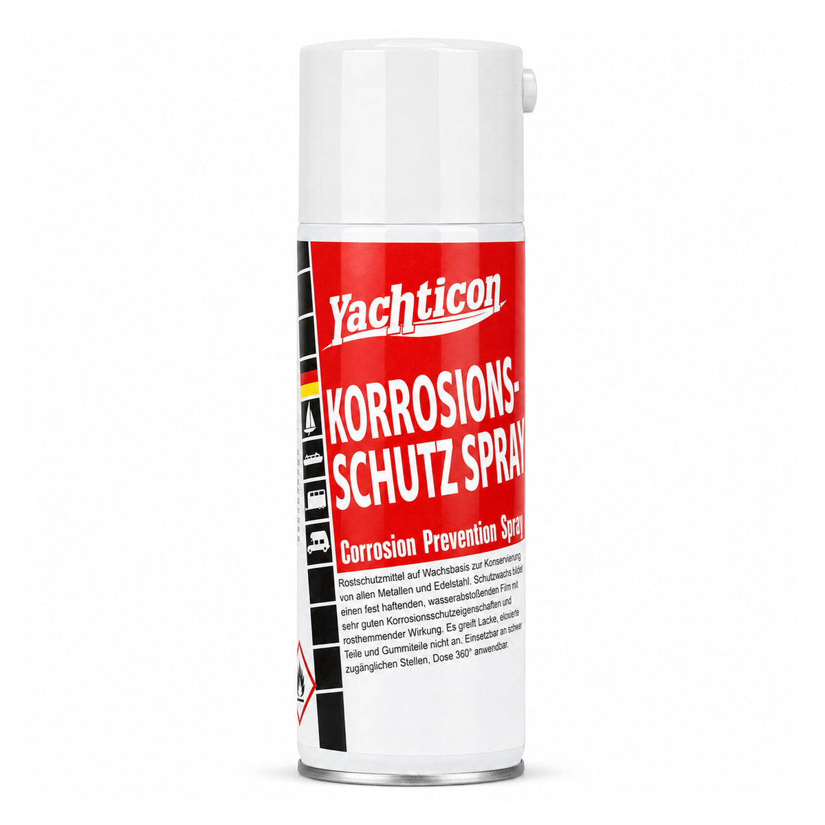 Yachticon Korrosionsschutzspray – 400 ml – Metall-, Chrom- & Aluminiumpflege