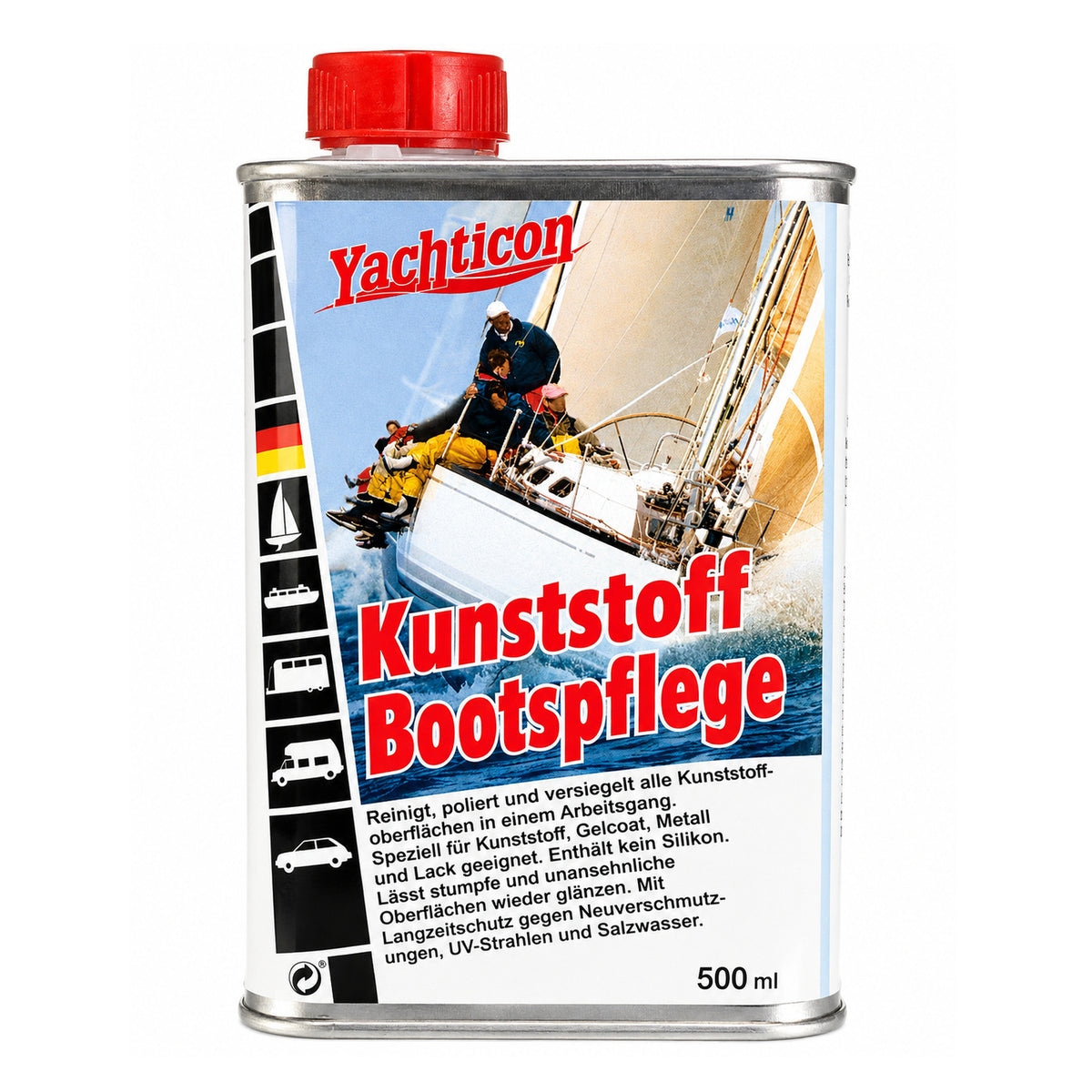 Yachticon Kunststoff Bootspflege – 500 ml – Polituren & Wachse