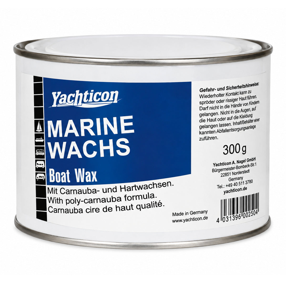 Yachticon Marine Wachs – 300 g – Polituren & Wachse