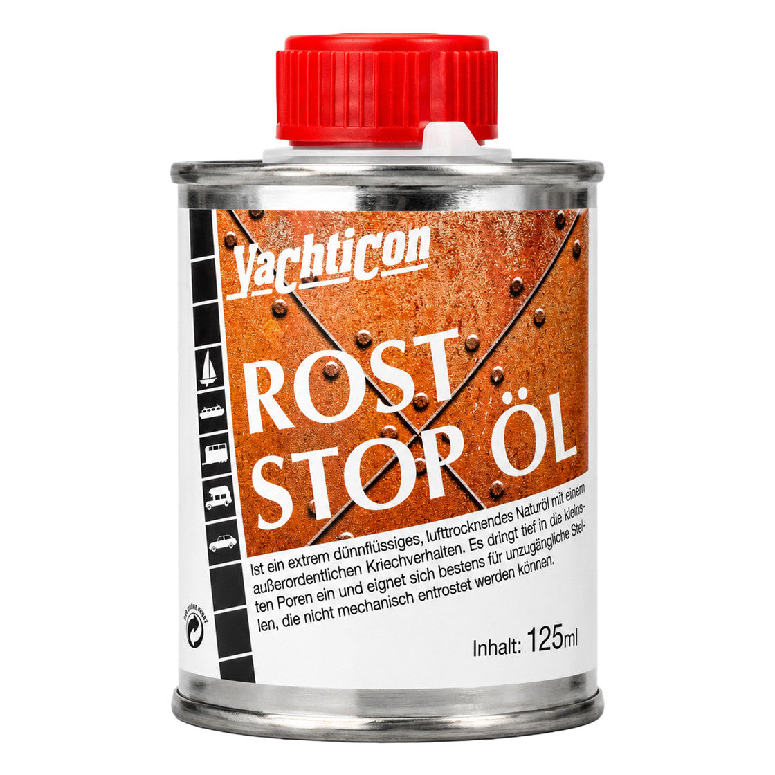 Yachticon Rost Stop Öl – 125 ml – Korrosionsschutzöl für Boot und Yacht