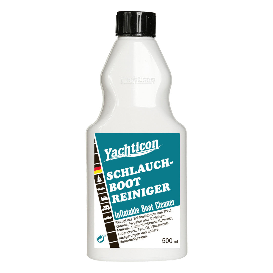 Yachticon Schlauchboot Reiniger – 500 ml – Schlauchbootreiniger für Boot und Yacht