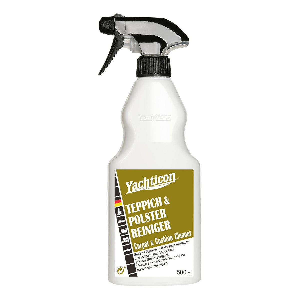 Yachticon Teppich und Polsterreiniger – 500 ml – Vinyl & Polsterpflege