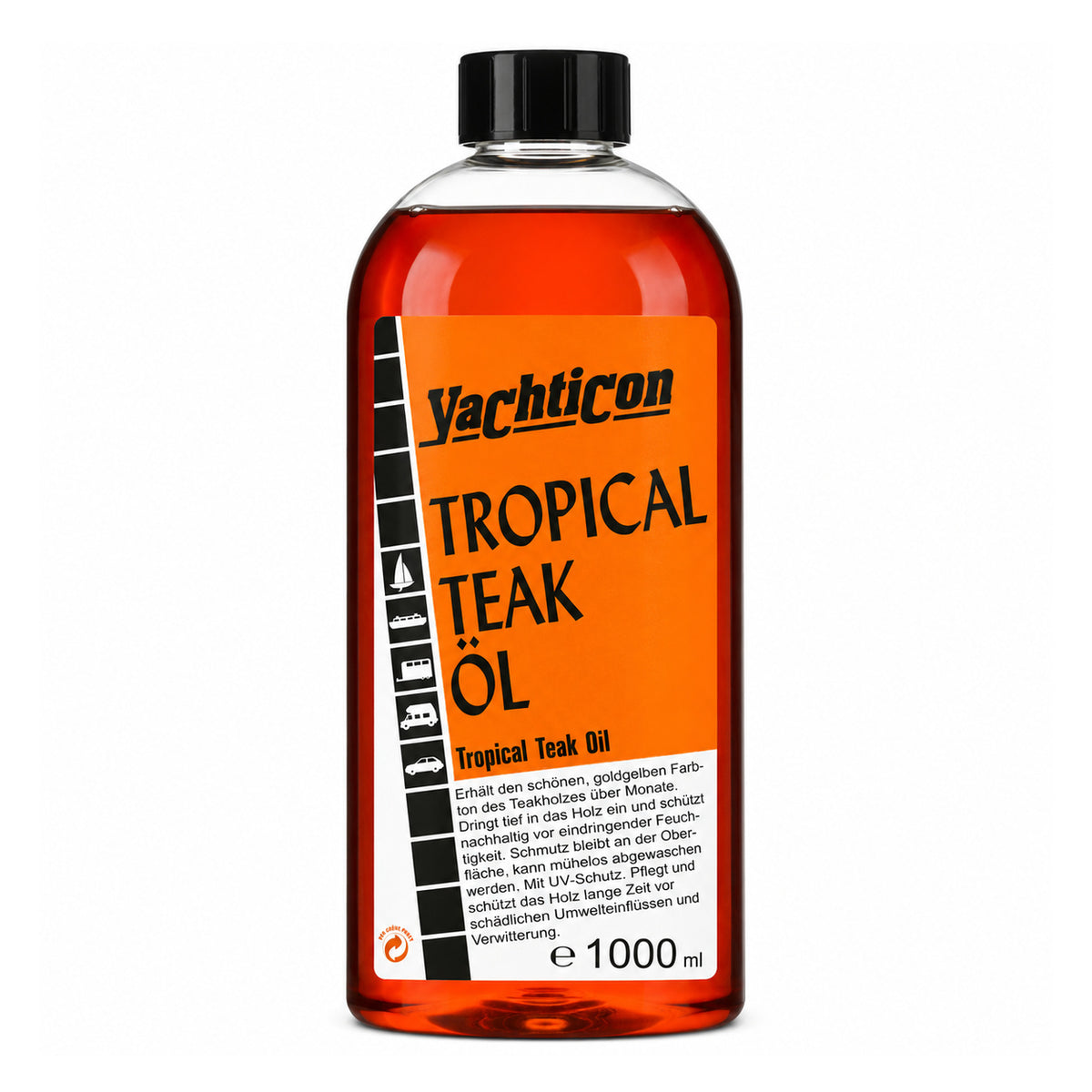 Yachticon Tropical Teak Öl – 1.000 ml – Teak & Holzpflege